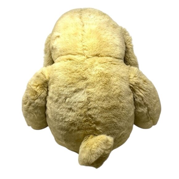 Vintage Chosun Dog Brown Cuddly Seated Stuffed Animal 32" Big Large - Picture 3 of 6